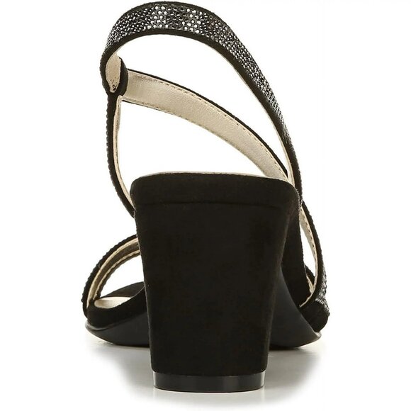 Naturalizer Womens Vanessa2 Strappy Open Toe Heeled Sandals Black 9M NIB - Picture 2 of 4